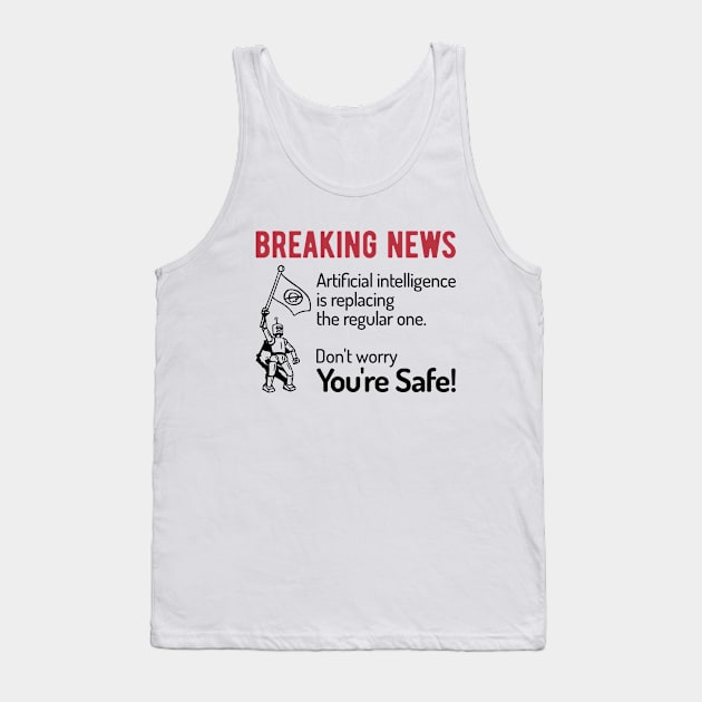 AI News - 2 Tank Top by NeverDrewBefore